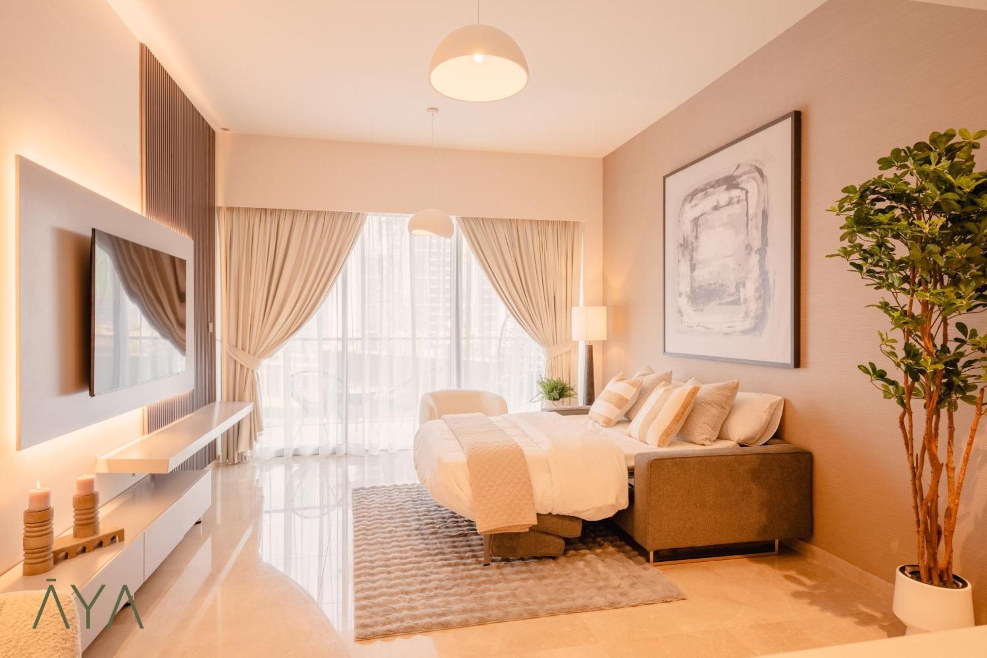 Downtown Luxe 1br Steps From Burj Khalifa & Opera By Aya Boutique Apartment *